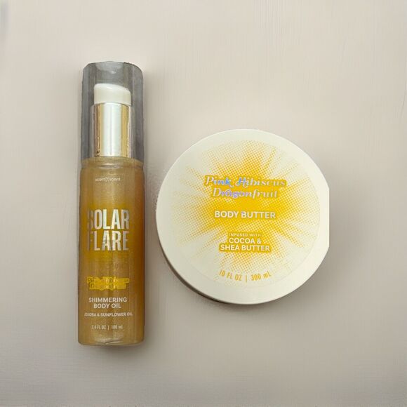 🔥Solar Flare Shim Body Oil Hibiscus & Body Butter Hibiscus Dragonfruit 🔥 - Picture 1 of 1